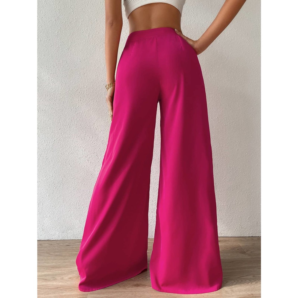 High Waist Wide Leg Pants black - Picture 5 of 12